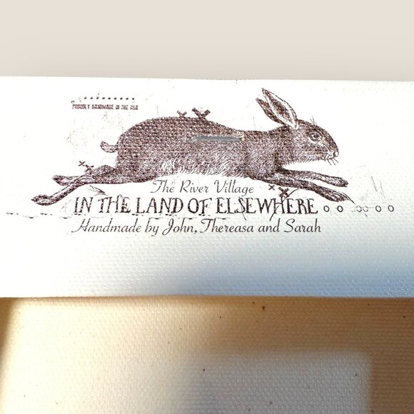 The Cheshire Cat We Are All Mad Here Canvas Wall Art Handmade In Texas 8x8 - Picture 3 of 4